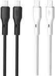 XO NBQ231B Rock Series USB-C-USB-C adatkábel (Fehér) - 60W