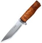 HELLE GT Curly birch & aluminum, H3LS blade, brown sheath HE-200036 (HE-200036)