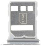  tel-szalk-19296914469 Huawei P60 Pro ezüst SIM kártya tálca (2 SIM kártyás telefonokhoz) (tel-szalk-19296914469)