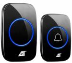  Sonerie wireless, Malatec, 300 m, 60 tonuri, alimentare retea, negru, IP44, 9.5x6.5x3 cm GartenVIP DiyLine