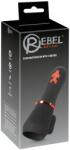 Rebel - akkus, 2 motoros makkvibrátor (fekete) - sexshopcenter