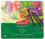 Derwent Színes ceruza készlet, fém doboz, DERWENT "Academy", 24 különbözõ szín (24 db)