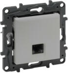 Legrand Niloé Step 863365 RJ45 Cat. 6 STP aljzat, alumínium (Legrand 863365) (863365)