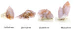  Cristal Natural Cuart Spirit - Ametist Brandberg Cactus Brut 23-44 x 25-47 x 15-29 mm - (XL) - 1 Buc