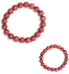  Bratara Rodonit Natural Diametru 62 mm Margele Rotunde - 9, 5-9, 9 mm - 1 Buc