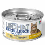 LECHAT Hrana Pisici Sterilizate, Conserva cu pui si ficat, Mousse Lechat, 85gr x 20 + 4 gratuite (1914-5699)