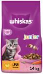 Whiskas Junior 14 kg, hrana uscata pisoi sub 1 an, cu gust de pui (1215)