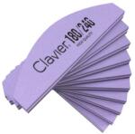 Clavier Mini-pilă pentru unghii, 180/240, violet - Clavier 10 buc