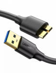 UGREEN US130 USB 3.0 - micro USB 3.0 kábel 2m (fekete) - szalaialkatreszek