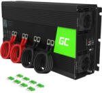  Feszültségátalakító Green Cell Inwerter 12V / 230V 2000W/4000W (tiszta szinuszos)