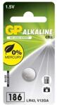 GP Batteries GP LR43 (V12GA) fotó és kalkulátor elem 1db/bliszter (B13861) - bestbyte