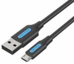 Vention USB-A - MicroUSB adat, - és töltőkábel 1m fekete-kék (COLBF)