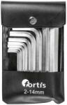 Fortis Set surubelnite imbus 2-14mm, 10 piese, Fortis (4317784729987) - bricolaj-mag Cheie imbus