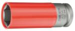 ASW Cap cheie tubulara cu manson de plastic 1/2" 21x85mm, ASW (72813) - bricolaj-mag Set capete bit, chei tubulare