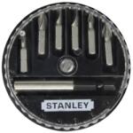 STANLEY Set biti cu adaptor magnetic / 7 piese, Stanley (1-68-737) - bricolaj-mag Set capete bit, chei tubulare
