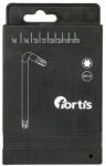 Fortis Set surubelnite imbus, cutie glisanta 9 piese T9-T45, Fortis (4317784729956) Cheie imbus