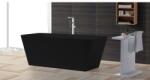 Wellis Carib Matt Black öntöttmárvány szabadon álló kád (WK00183) - megatherm