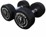 Gorilla Sports Kerek gumi súlyzók 2 x 7, 5 kg