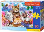 Castorland Пъзел Castorland от 70 части - Котета и цветя (B-070107) - ozone