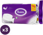 Violeta toalettpapír prémium 3 rétegű, (3x16 tekercs)