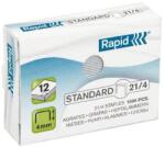 Rapid Tűzőkapocs, 21/4, horganyzott, RAPID "Standard", 1000db/doboz (24867600) - nyomtassingyen