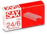Sax Tűzőkapocs, 24/6, cink, SAX, 1000db/doboz (7330004000) - nyomtassingyen
