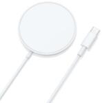 THREEKEY TK21 THREEKEY vezeték nélküli mágneses töltő, MagSafe, 15W, fehér (TK21)
