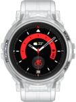 Samsung Galaxy Watch 4/5/5 Pro Védőtok szíjjal Samsung 4/5/5 Pro okosórához, Méret 40 mm, Szín Átlátszó