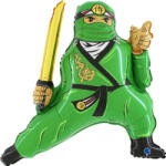 Balloons4party Balon folie Ninja verde 85 cm