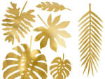 PartyDeco Dekorációs szett, Aloha, levelek, 21db, arany (LUFI262535)