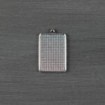  Fém medál alap - téglalap