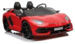 LeanToys Masinuta electrica pentru copii- Lamborghini Aventador Rosu- cu telecomanda- 2 motoare- greutate maxima 50 kg- 8282 (MGH-566740)