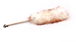 MaxShine Pamatuf moale din blana naturala de oaie, 62cm, MaxShine