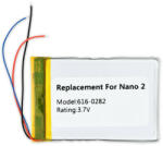 Utángyártott Apple iPod Nano A1199 készülékhez MP3-lejátszó akkumulátor (Li-Polymer, 400mAh / 1.48Wh, 3.7V) - Utángyártott