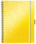Leitz Wow Active A4 - négyzetrácsos 80 lap sárga (46450016)