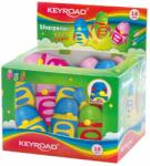 Keyroad Duo Sharpy 1 Lyukú Tartályos Fedeles Hegyező 18 db (KR971606)