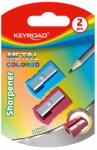 Keyroad Metal Colourful 1 Lyukú Fém Hegyező 2 db (KR971864)