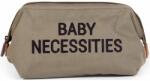 Childhome Baby Necessities Canvas Khaki geantă pentru cosmetice 1 buc