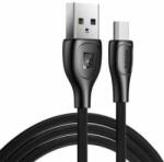 REMAX Lesu Pro USB-A - MicroUSB kábel 2.1A 1m fekete (RC-160m Black)