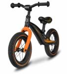 Lionelo - Bicicleta usoara Bart Air, Fara pedale, Cu roti gonflabile, Cu cadru din magneziu, Cu ghidon si sa reglabile, Greutate 3.8 Kg, 12 inch, Conform cu standardul european de securitate EN71, Negru (LOE-