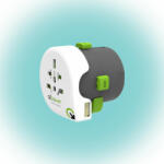 Q2Power Q2POWER 2.100110 utazóadapter, Qdapter USB, indulási ország: AUS/CHINA, IT, UK, CH, BRAZIL, USA, EURO, célország: AUS, BRAZIL, IT, CH, UK, USA (2.100110) - scom