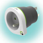 Q2Power 1.200220 utazóadapter, France to Australia, indulási ország: FR, célország: AUS/CHI (1.200220) - scom
