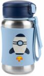 Skip Hop Spark Style Rocket rozsdamentes kulacs szívószállal 12 m+ 350 ml