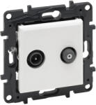 Legrand Niloé Step TV-SAT csillagpontos aljzat (1, 5 dB), fehér (863183) (863183)