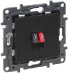 Legrand Niloé Step hangszóró aljzat, fekete (863585) (863585)