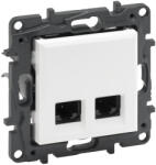 Legrand Niloé Step 2xRJ45 Cat. 6 FTP aljzat, fehér (863162) (863162)