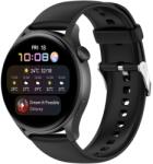  Curea SILICON pentru Huawei Watch 4 / Watch 4 Pro neagra