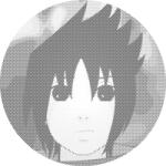  PontPöttyöző - Sasuke Uchiha Méret: 50x50cm, Keretezés: Műanyagtáblával, Szín: Zöld