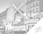  PontPöttyöző - Moulin Rouge Méret: 30x40cm, Keretezés: Kartonlemezen, Szín: Zöld