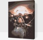  Festés számok szerint - Groot fán Méret: 40x60cm, Keretezés: Kartonlemezen
